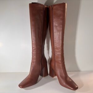 Aqua Chestnut Heeled Boots
